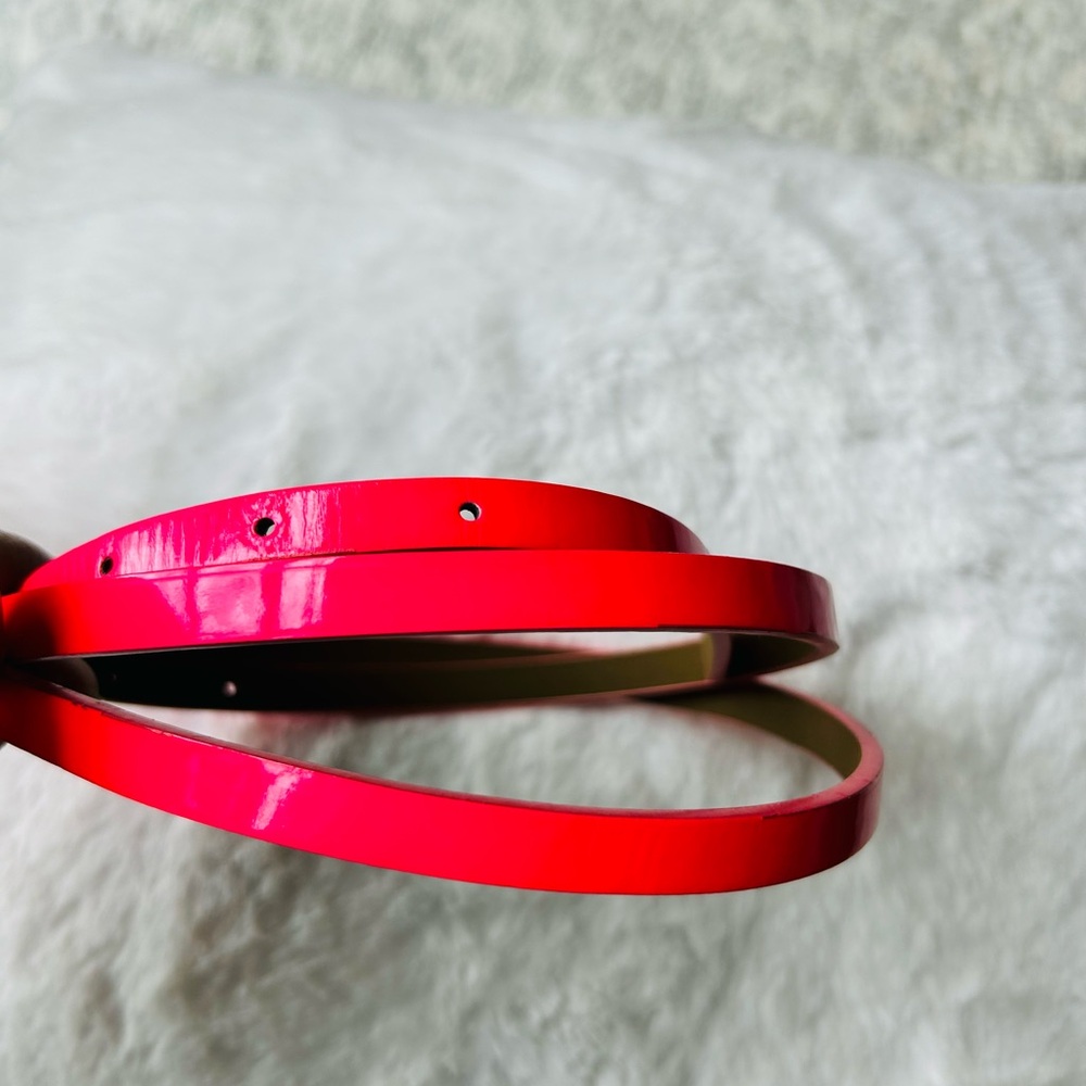 Ann Taylor Pink Patent Leather Belt